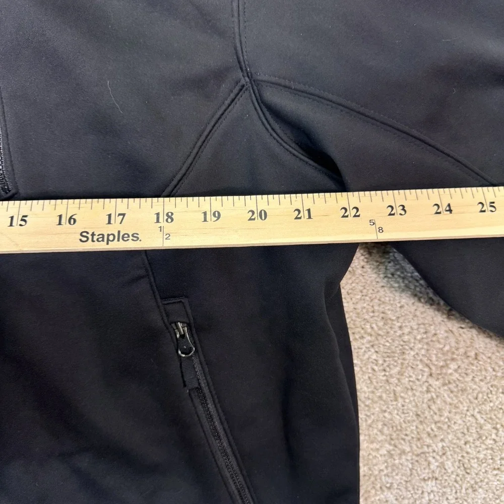 The North Face Jacket Mens XL WindWall Softshell Black Full Zip EUC